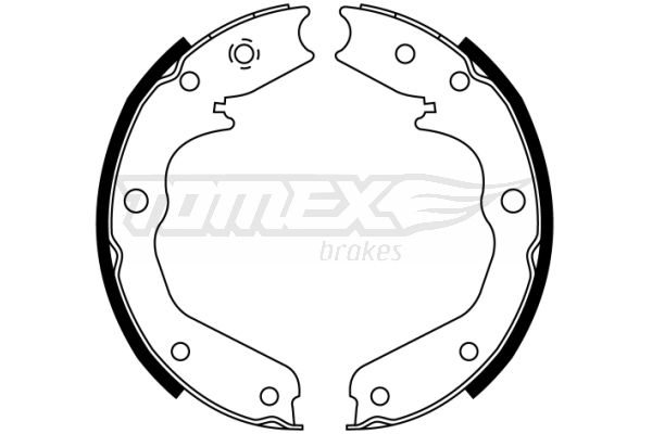 Obrázok Sada brzdových čeľustí TOMEX Brakes  TX2243
